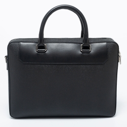 Dolce & Gabbana Black Leather Briefcase