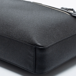 Dolce & Gabbana Black Leather Briefcase