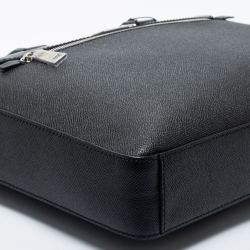 Dolce & Gabbana Black Leather Briefcase