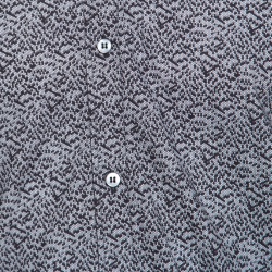 Pre Owned قميص دولتشي أند غابانا بوبلين قطن طباعة بيكسل أزرق ذهبي L