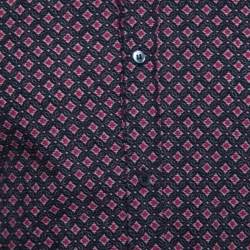 مملوكة مسبقًا قميص دولتشي أند غابانا أزرار أمامية طباعة هندسية متعدد الألوان ذهبي S