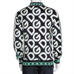 Pre Owned Dolce & Gabbana Multicolor DG Mania Print Cotton Jersey Crew Neck Sweatshirt IT 52