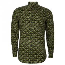 Pre Owned قميص دولتشي أند غابانا كاكتاس أخضر رجالي L