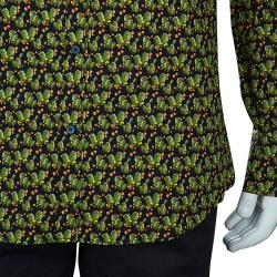 Pre Owned قميص دولتشي أند غابانا كاكتاس أخضر رجالي L