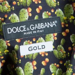 Pre Owned قميص دولتشي أند غابانا كاكتاس أخضر رجالي L