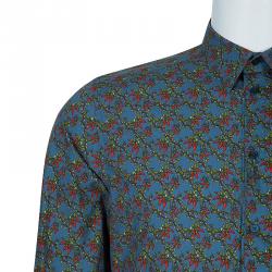 مملوكة مسبقًا Dolce and Gabbana Men's Chili Print Shirt M