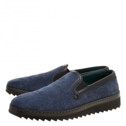 Pre Owned حذاء رياضي دولتشي أند غابانا سليب أون موندلو نوبوك أزرق مقاس 43