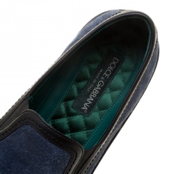 Pre Owned حذاء رياضي دولتشي أند غابانا سليب أون موندلو نوبوك أزرق مقاس 43