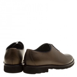 Dolce and Gabbana Brown Leather Sicilia Oxfords Size 43