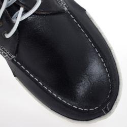 مملوكة مسبقًا Dolce and Gabbana Panarea Crackled Calfskin Sneakers Size 44.5