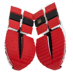 مملوكة مسبقًا حذاء رياضي دولتشي اند غابانا سوبر كينغ برباط جلد ومطاط متعدد الألوان مقاس 42.5