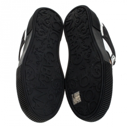 Pre Owned Dolce & Gabbana Multicolor Leather And Fabric New Miami Low Top Sneakers Size 43