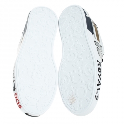 Pre Owned حذاء رياضي دولتشي أند غابانا 10 رويال بورتوفينو جلد أزرق / أبيض مقاس 44