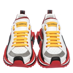 Pre Owned حذاء رياضي دولتشي اند غابانا سوبر كينغ برباط جلد ومطاط متعدد الألوان مقاس 42.5