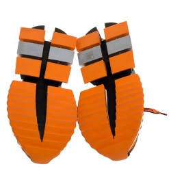 مملوكة مسبقًا Dolce & Gabbana Green/Orange Leather Super King Platform Low Top Sneakers Size 41