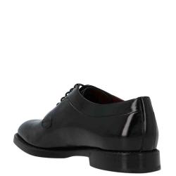 Pre Owned Dolce & Gabbana Black Brushed Clafskin Derby Size EU 44