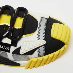 Pre Owned Dolce & Gabbana Multicolor Mesh and Leather NS1 Sneakers Size 43