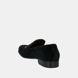 Pre Owned Dolce & Gabbana Velvet Smoking Slippers 40