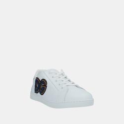 Pre Owned Dolce & Gabbana Leather Low Top Sneakers 36