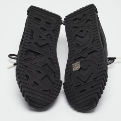 Dolce & Gabbana Black Mesh and Neoprene NS1 Sneakers Size 42
