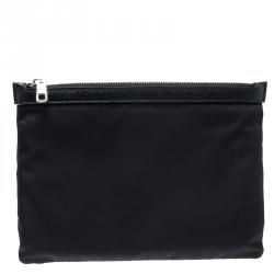 مملوكة مسبقًا حقيبة يد صغيرة دولتشي أند غابانا راديو نايلون سوداء