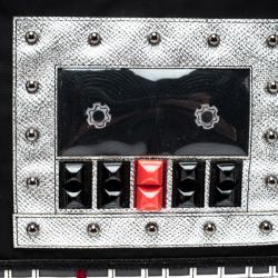 مملوكة مسبقًا حقيبة يد صغيرة دولتشي أند غابانا راديو نايلون سوداء