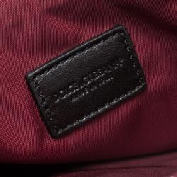 مملوكة مسبقًا حقيبة يد صغيرة دولتشي أند غابانا راديو نايلون سوداء