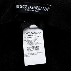 Dolce and Gabbana Grey Wool Crown Base Fedora Hat Size 57