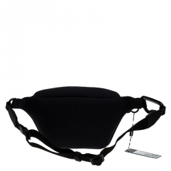 Pre Owned Dolce and Gabbana Black Neoprene Fabric Palermo Tecnico Crossbody Bag