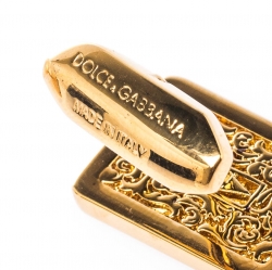 Dolce and Gabbana Hearts Card Motif Gold Tone Cufflinks Dolce & Gabbana ...