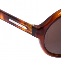 Dolce & Gabbana Honey Brown/Brown DG 6080 Aviator Sunglasses