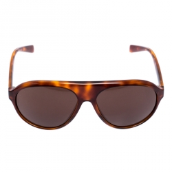 Dolce & Gabbana Honey Brown/Brown DG 6080 Aviator Sunglasses