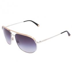 Pre Owned Dolce and Gabbana Silver Mens Aviators 59