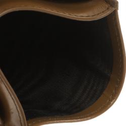 Dolce and Gabbana Brown Leather Card Holder