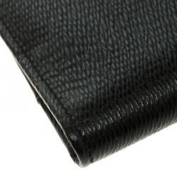 Dolce and Gabbana Black Leather Bifold Card Holder