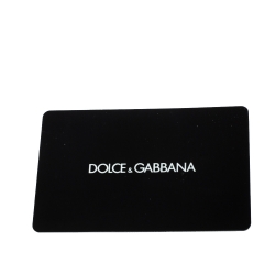 Dolce & Gabbana Black Saffiano Leather Double Zip Wrist Clutch
