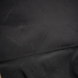 Pre Owned Dolce and Gabbana Dark Burgundy Leather Duffle Bag