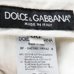 Pre Owned شورت دولتشي أند غابانا طباعة تيمبل رمادي L