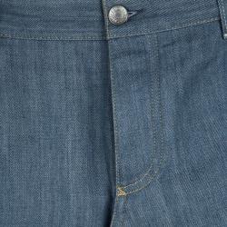 Pre Owned بنطلون جينز دولتشي أند غابانا 14 غولد أزرق بقصة مستقيمة XL