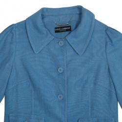 Pre Owned Dolce and Gabbana Button Up Jacket S