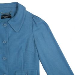 Pre Owned Dolce and Gabbana Button Up Jacket S