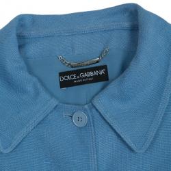 Pre Owned Dolce and Gabbana Button Up Jacket S