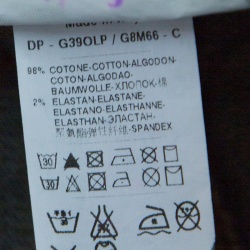 مملوكة مسبقًا Dolce and Gabbana Gold 14 Indigo Dark Wash Faded Effect Denim Jeans XS