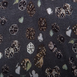 Pre Owned تي شيرت بولو دولتشي أند غابانا أخضر مطبوع زهر XL