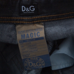 Pre Owned Dolce & Gabbana Black Faded Effect Patchwork Detail Distressed Jeans XXL