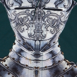 مملوكة مسبقًا قميص دولتشي آند غابانا قطن سينتري أخضر مطبوع بأكمام طويلة S