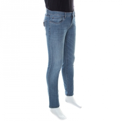 مملوكة مسبقًا بنطلون جينز دولتشي أند غابانا قصه ضيقة نمط فاتح دنيم أزرق S