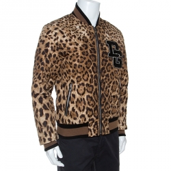 Dolce & Gabbana - Tiger-Print Bomber Jacket - Men - Polyester/Nylon - 42 - Black