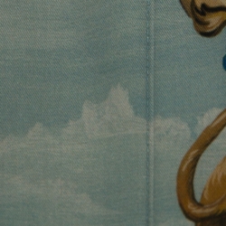 Pre Owned Dolce & Gabbana Multicolor Printed Wool Drawstring Pants M