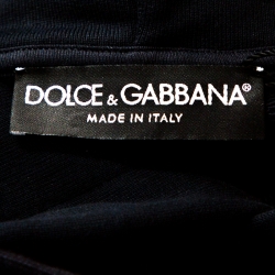 مملوكة مسبقًا سويت شيرت هودي دولتشب أند غابانا حليات حيوانات قطن أزرق ميدنايت L